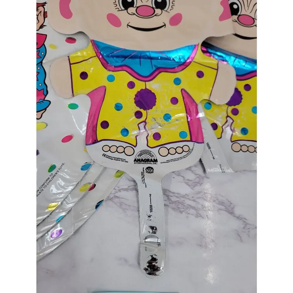 Troll Vintage 90s Happy Birthday Mylar Ballons Bundle Lot Of 5 #1